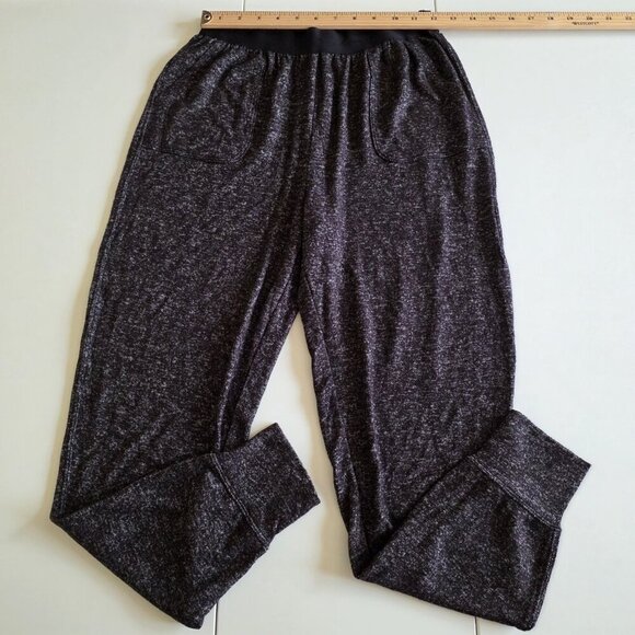 PINK Victoria's Secret Pajama Set Women S Heathered Gray LS Top Pants - Picture 9 of 16